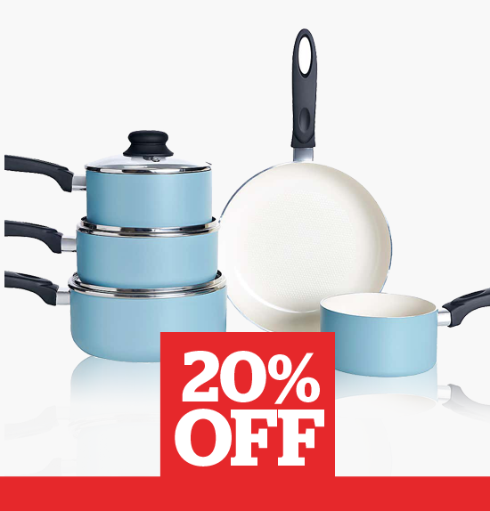 Brabantia Minty 5-Piece Pan Set